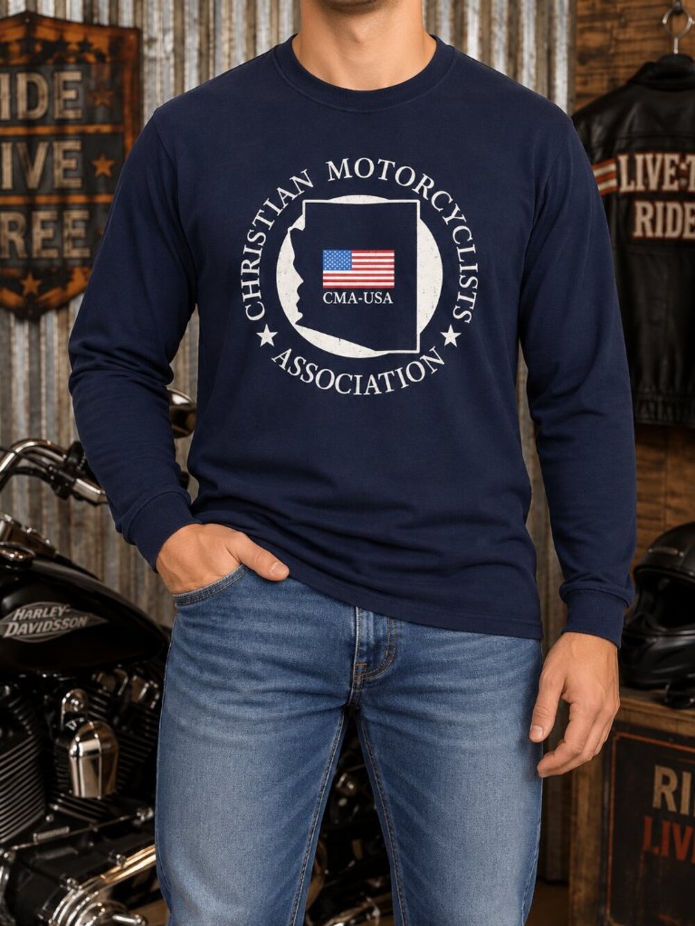 CMA Navy Blue T-Shirt